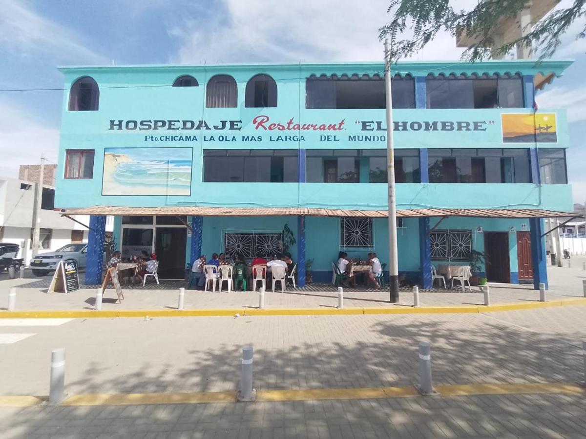 Hospedaje Restaurante El Hombre Puerto Chicama Εξωτερικό φωτογραφία
